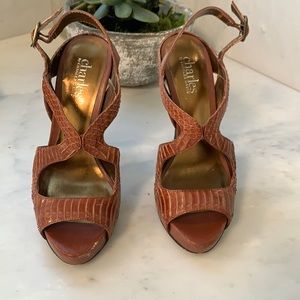 Charles David platform heel